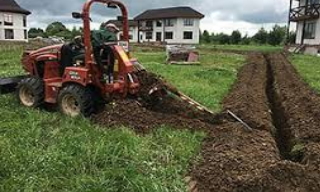 Копка траншей для водопровода в Александрове: цена за метр от 945 руб.