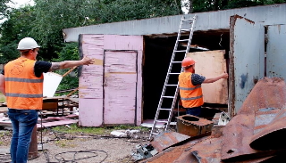 Демонтаж гаражей в Александрове, цена от 1785 руб. – услуги под ключ от 2Землекопа-Лкн